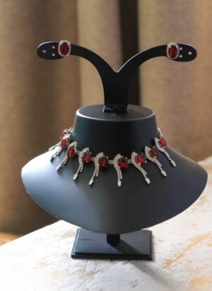 Seraphina Cascading Crystal Choker Set