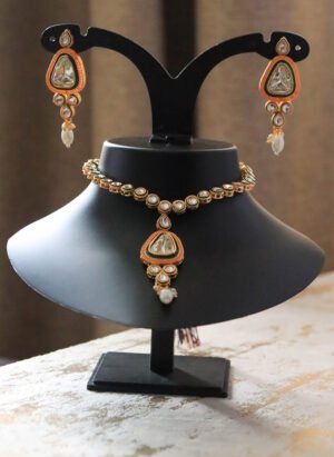 Meenakari Majesty Kundan Set