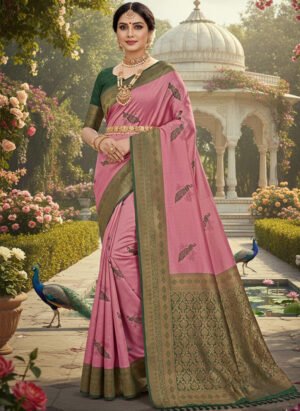 Peacock Silk Saree
